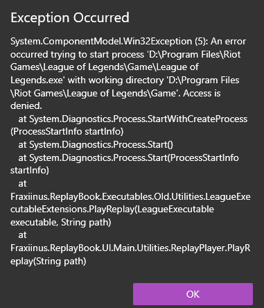 Access Denied example